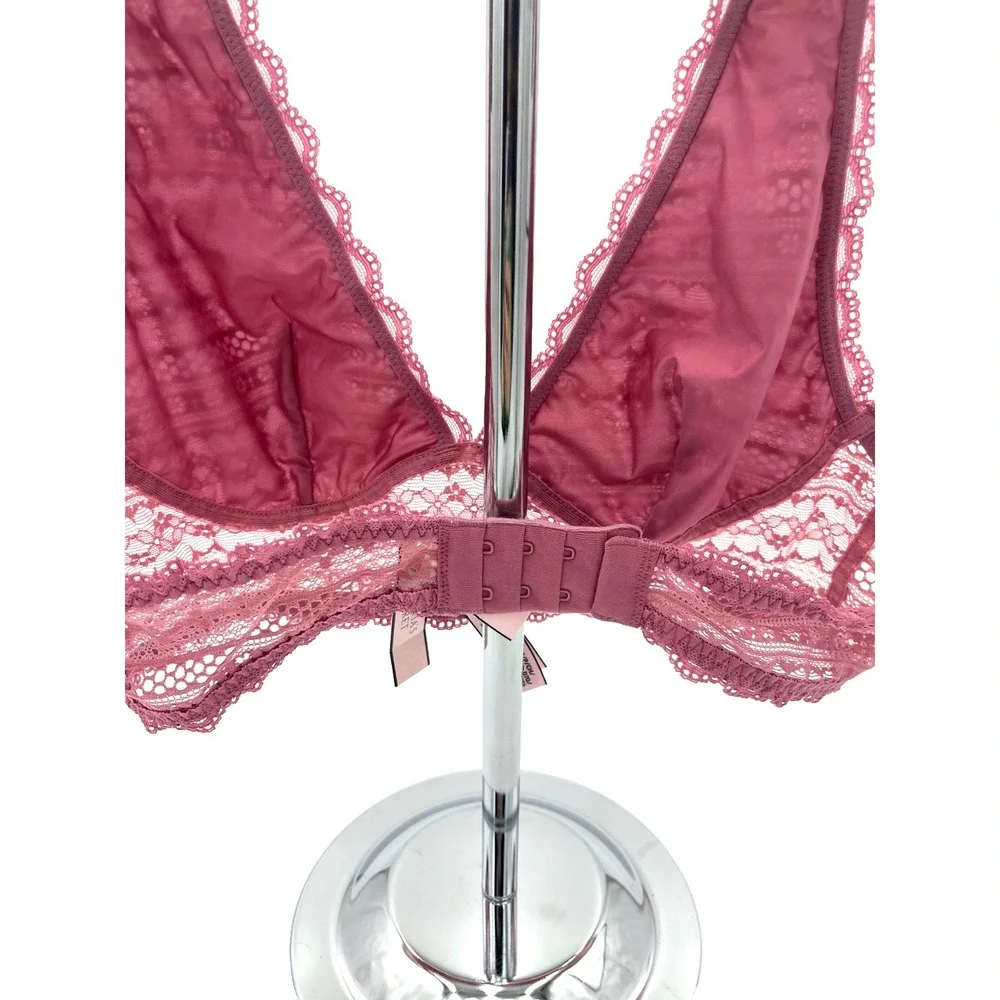 Victoria's Secret ‎ Bra Bralette Lace Style 11093727 Size Small Color Pink
